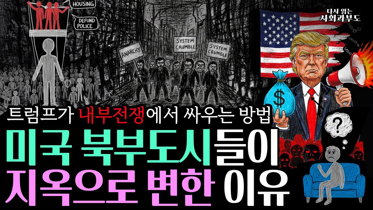 미국 북부도시들이 지옥으로 변한 이유 트럼프가 내부전쟁에서 사회주의와 싸우는 방법