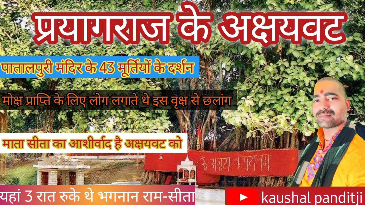 चमत्कारिक अक्षयवट वृक्ष का रहस्य , amazing tree akshaywat