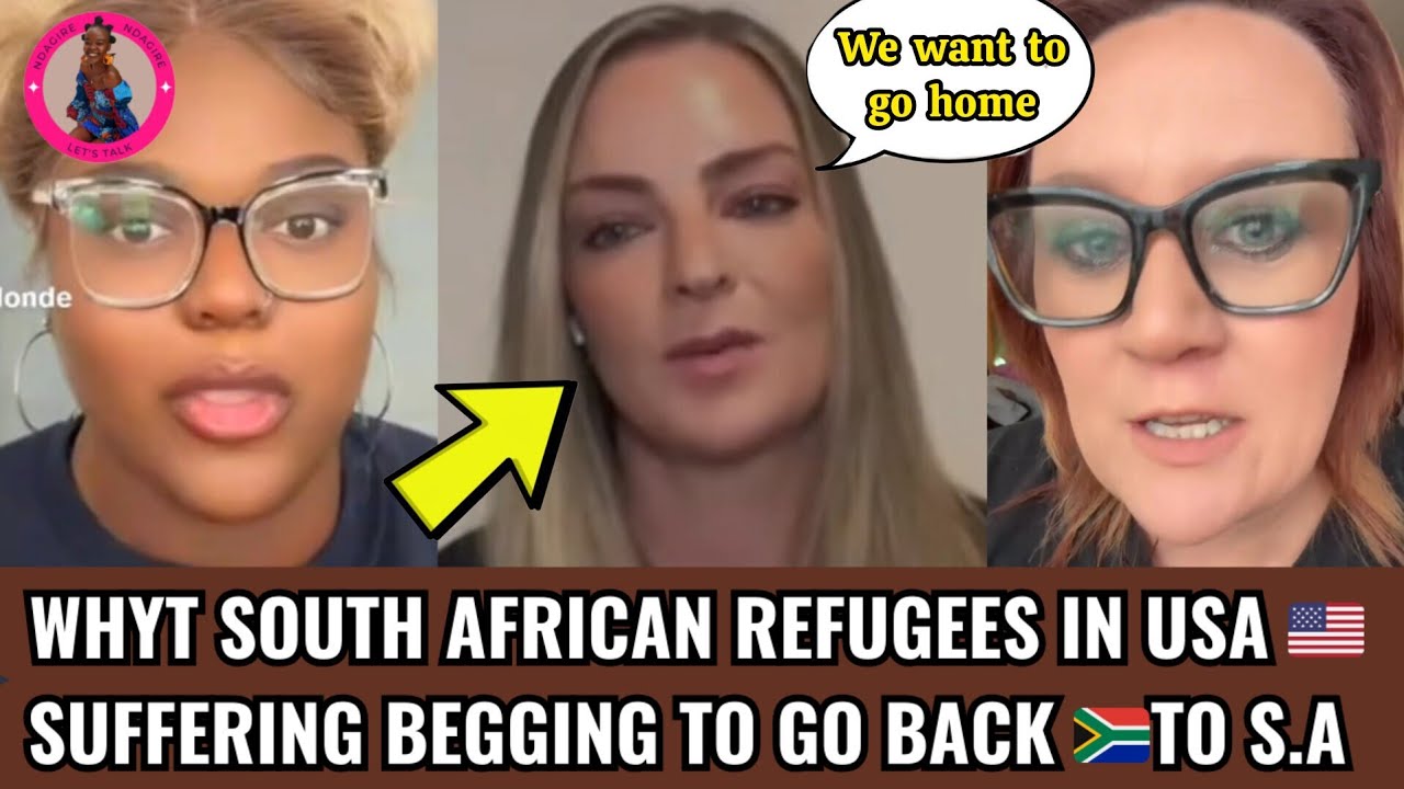 Whyt South African refugees in USA 🇺🇸 Now begging to go back to SA 🇿🇦 after this Happened #america