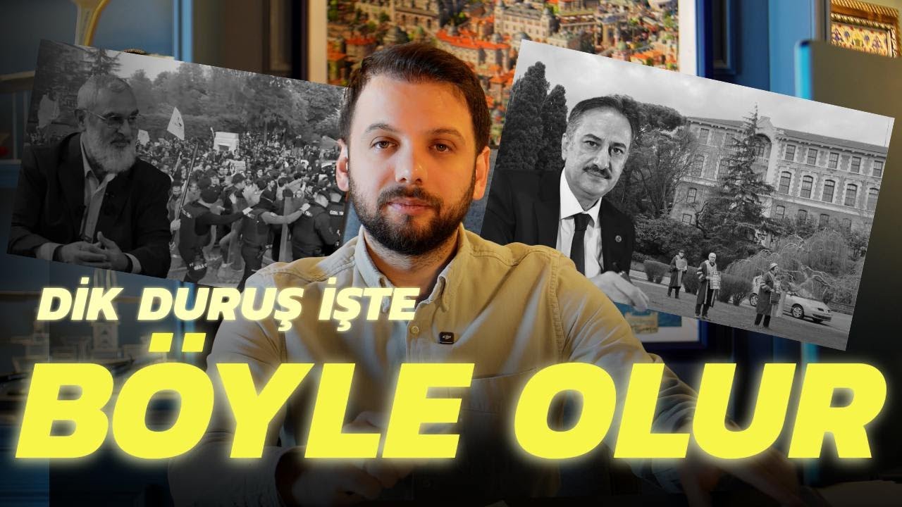 Boğaziçi'nde Nurettin Yıldız’a saldırı: Yıllardır sadece ayakta dikilenelere fırsat verilmedi