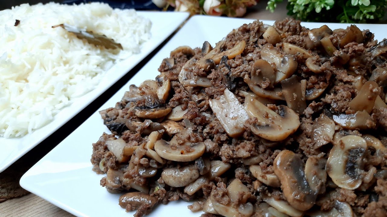 طبخات بنت سوريا | فطر باللحمة مع طريقة تحضير الرزالمفلفل