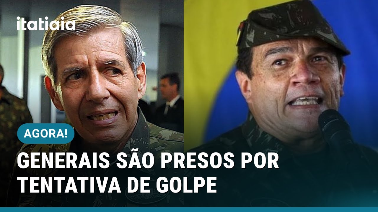 GENERAIS AUGUSTO HELENO E PAULO SÉRGIO NOGUEIRA SÃO LEVADOS PARA O COMANDO MILITAR