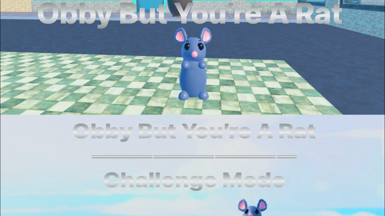 ￼Obby but You’re A Rat & Challenge Mode