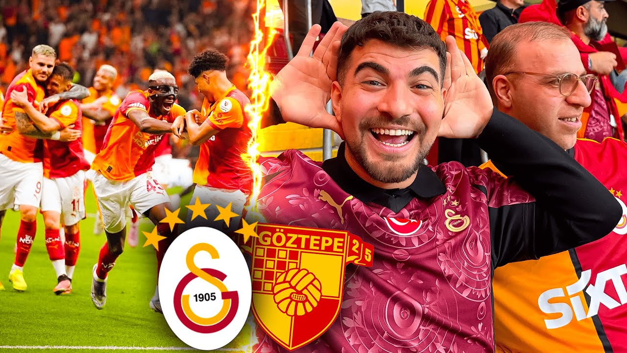 Galatasaray 3-1 G&ouml;ztepe Stad Vlog | SARA ŞOV! OSIMHEN & ICARDI ATTI STAD&nbsp;&Ccedil;ILDIRDI&nbsp;😍