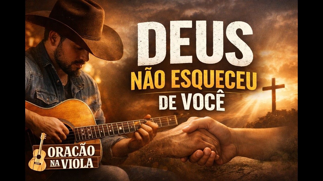 DEUS NÃO ESQUECEU DE VOCÊ | Oração na Viola (Sertanejo Gospel)