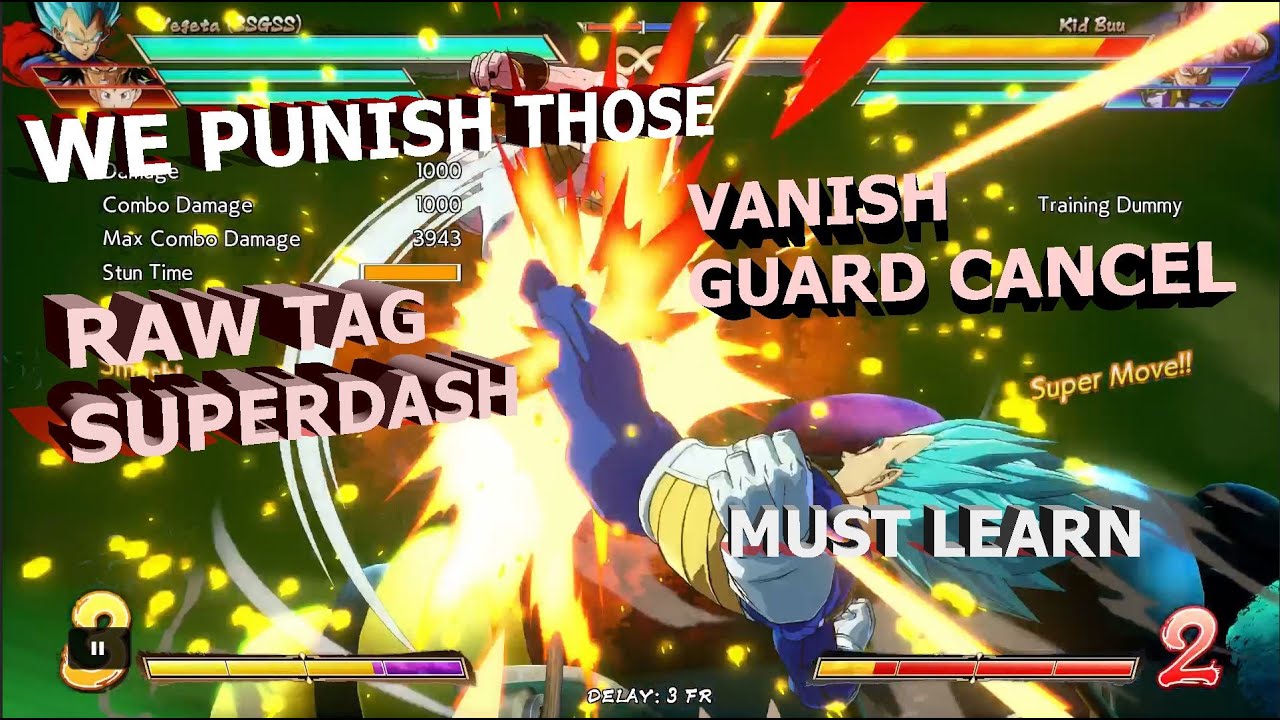#DBFZ Punishing Bad Habits Guide | S3 RawTag/SuperDash/Vanish
