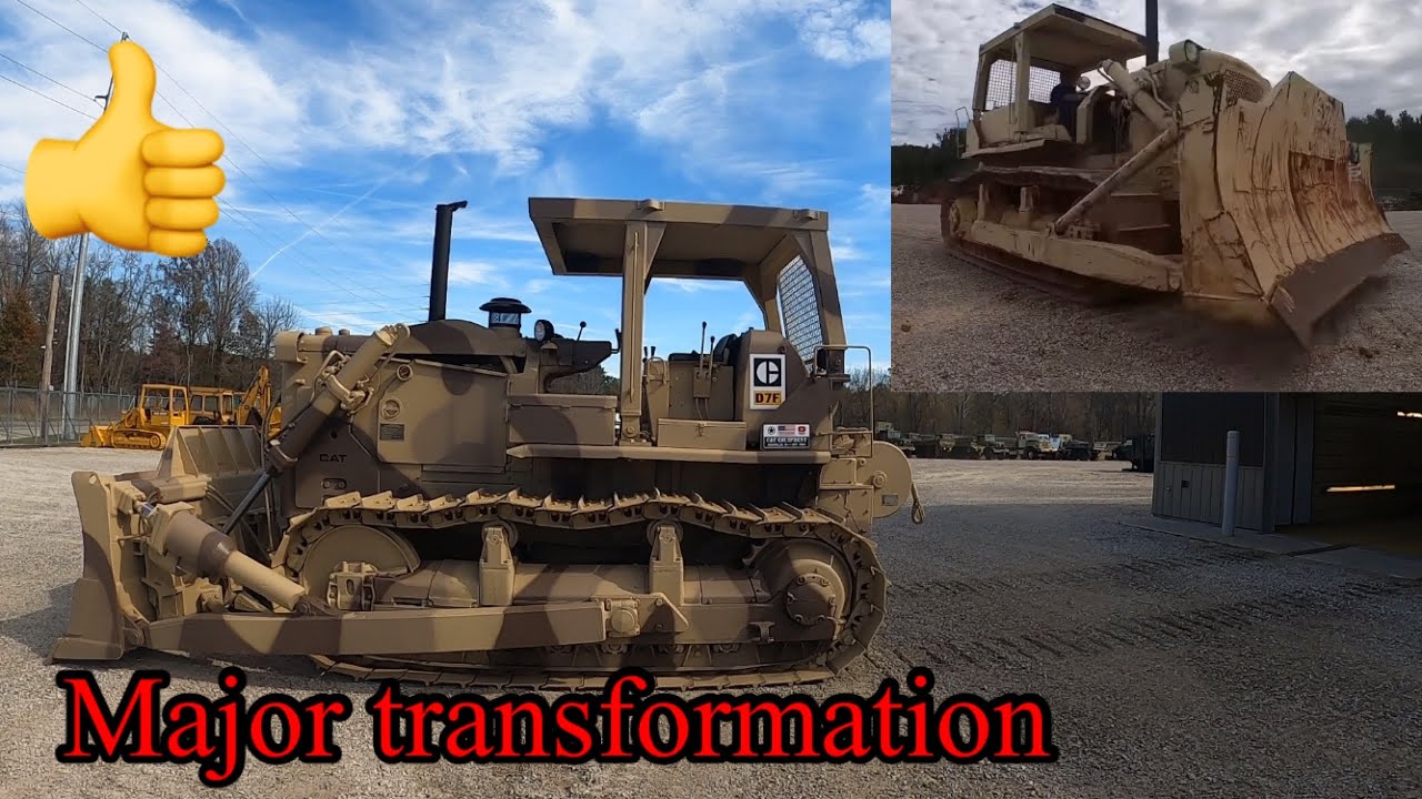 You wont believe this transformation on Cat D7F dozer makeover! part 2 