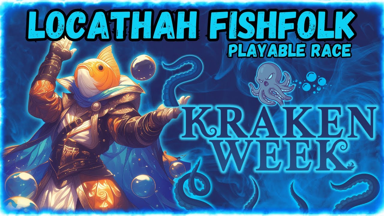 Locathah are actually Krak'd bro 🦑(Why you should play a Freaky Fish Dude) #krakenweek