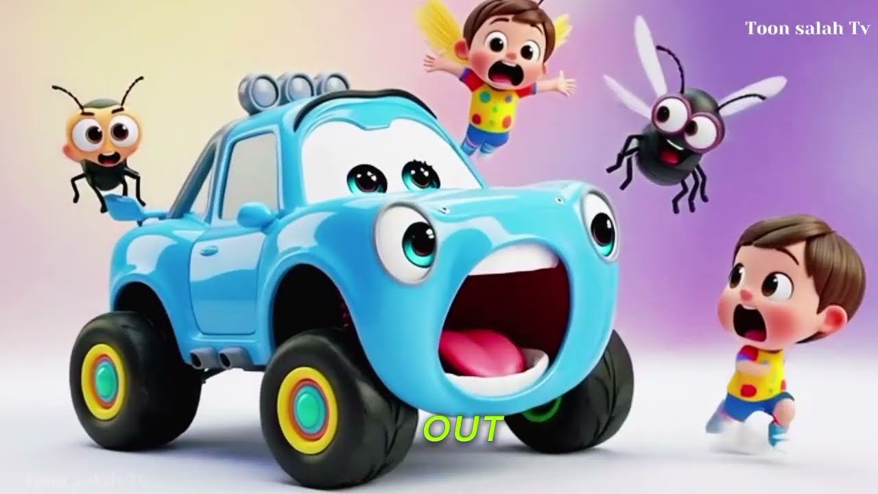 Monster Truck Toothbrush Song 🦷🚗 | Brush Brush Boom! | Kids 3D Nursery Rhymes
