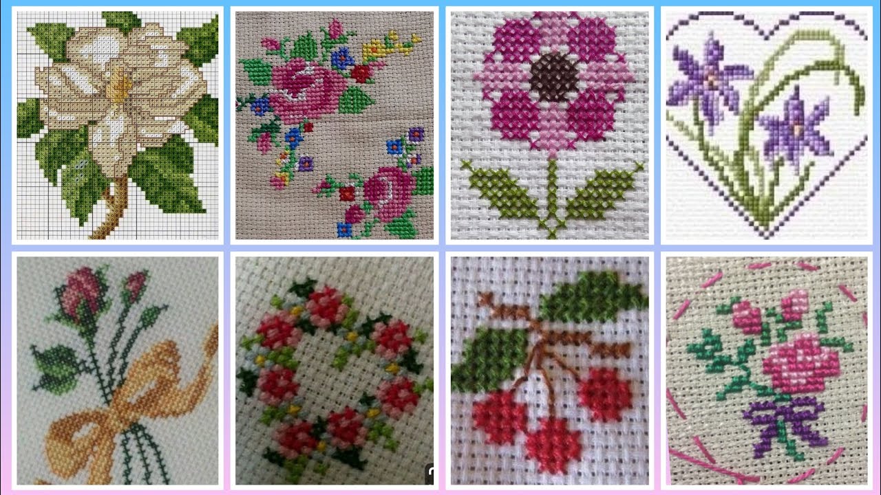 #1 Most Beautiful and Unique New Cross Stitch Patterns For Everything #CrossStitchDesign#Trend