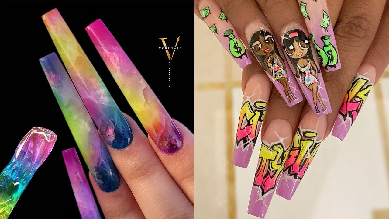 #107✨Amazingly Beautiful Acrylic Nail Art Designs Compilation 💅
