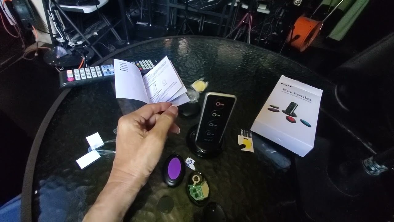 Reyke Key Finder, 80dB+ RF Item Locator Tags with 131ft. Working Range, Wireless