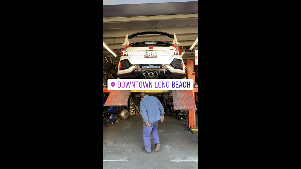 2019 Civic Type R muffler and resonator delete | Vlog