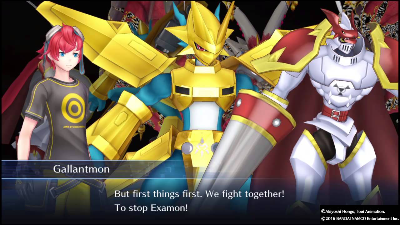 DIGIMON STORY CYBER SLEUTH BOSS Battle - vs.Examon
