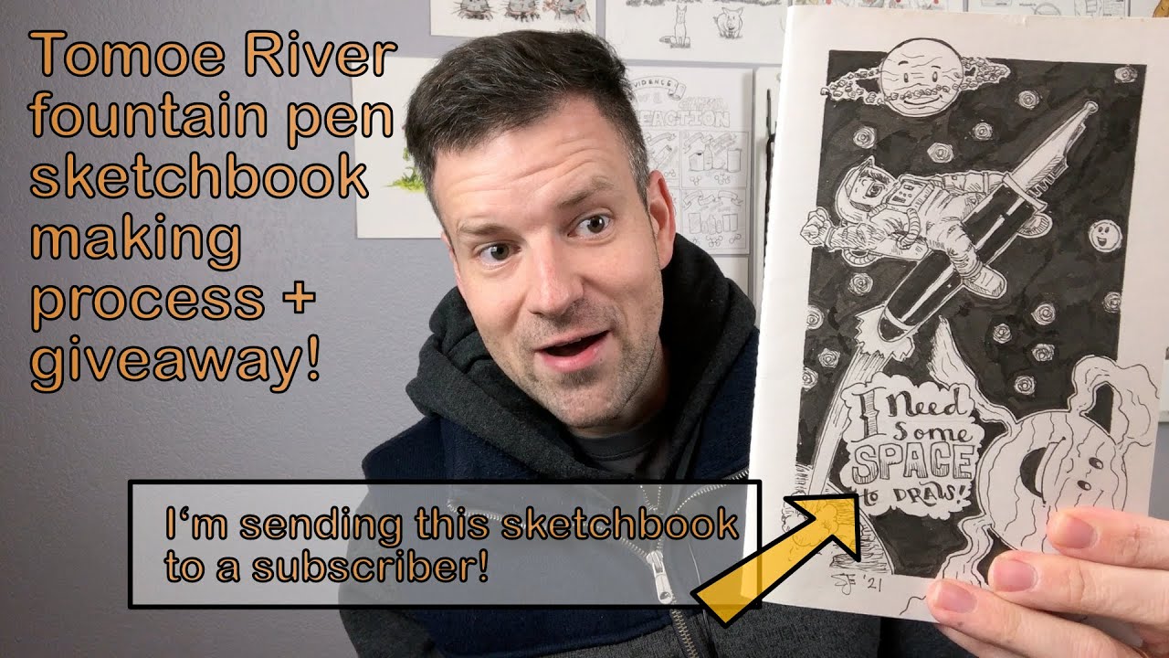 Making my own fountain pen friendly sketchbook!