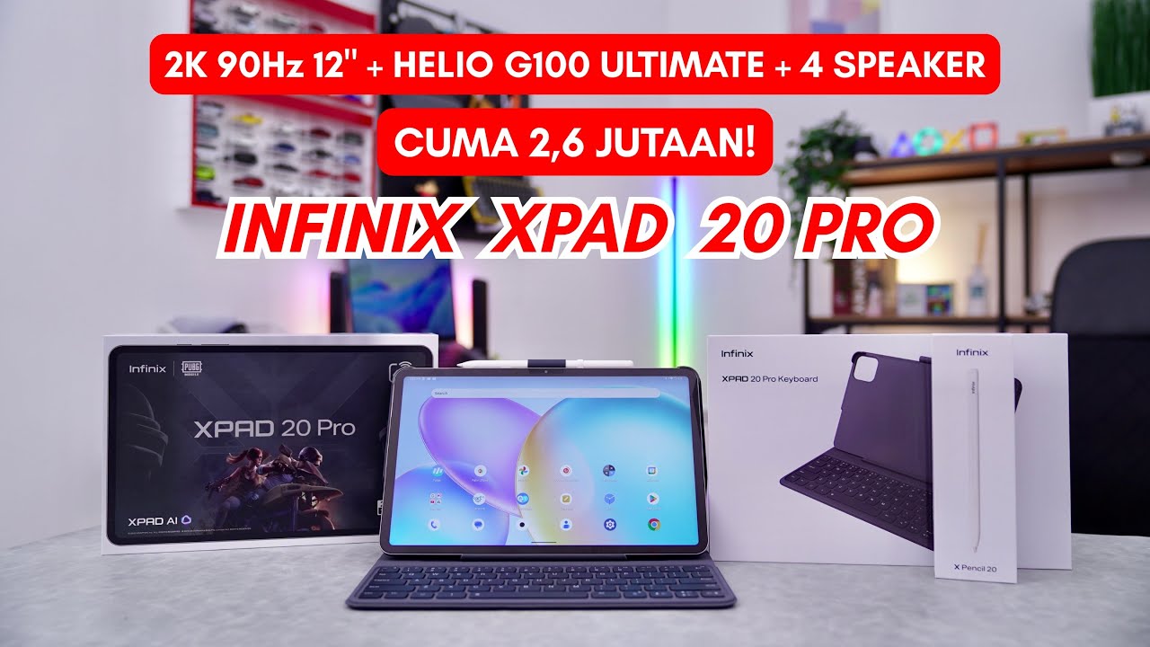 SELENGKAP INI CUMA 2 JUTA‼️UNBOXING INFINIX XPAD 20 PRO + XPENCIL 20 + XPAD 20 PRO KEYBOARD