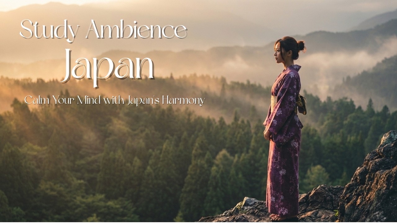 Japanese Flute Meditation Music 🍃 Ambient Focus Soundscape