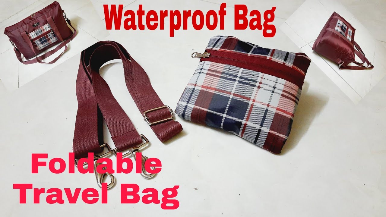 DIY: Waterproof Foldable Travel Bag Tutorial By Anamika Mishra...