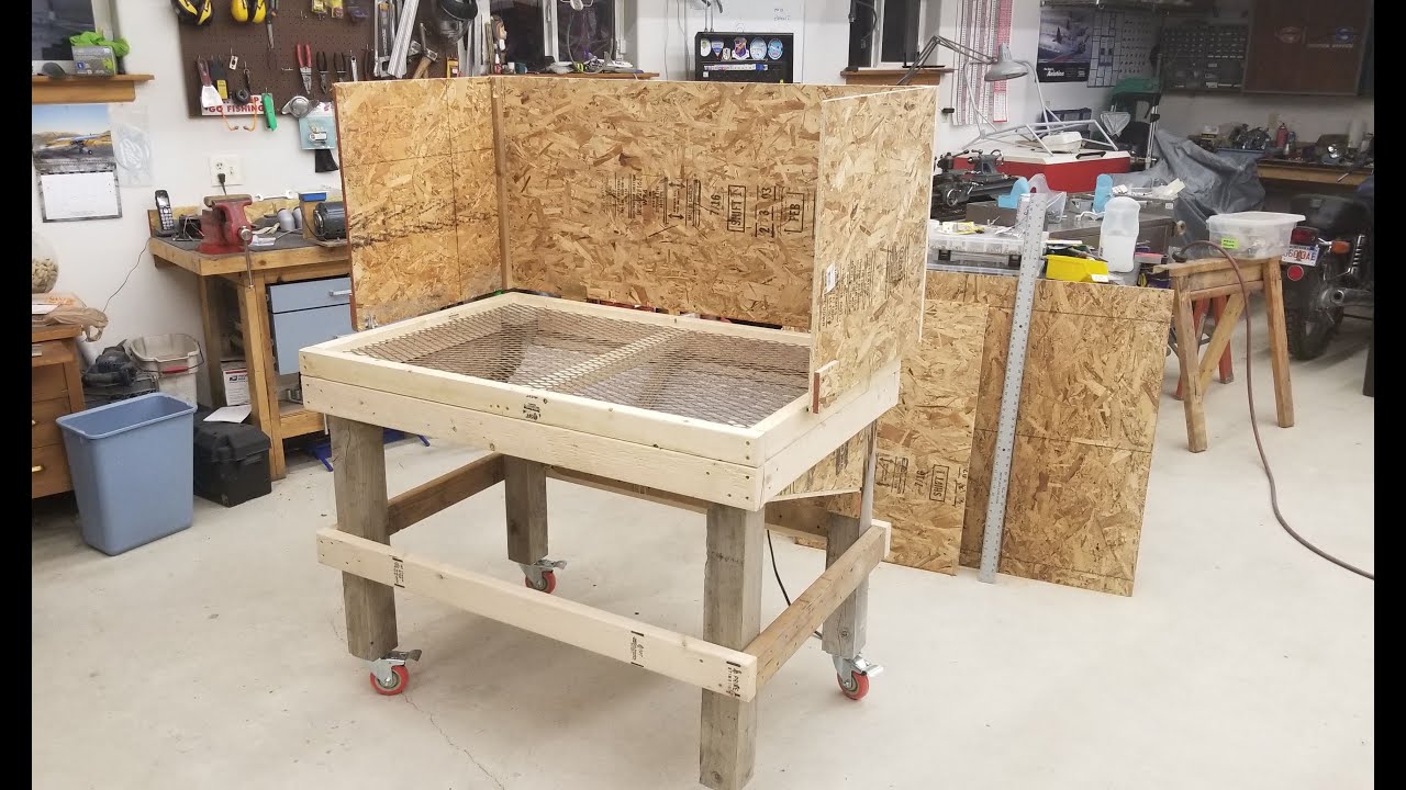 DIY Downdraft Painting Table