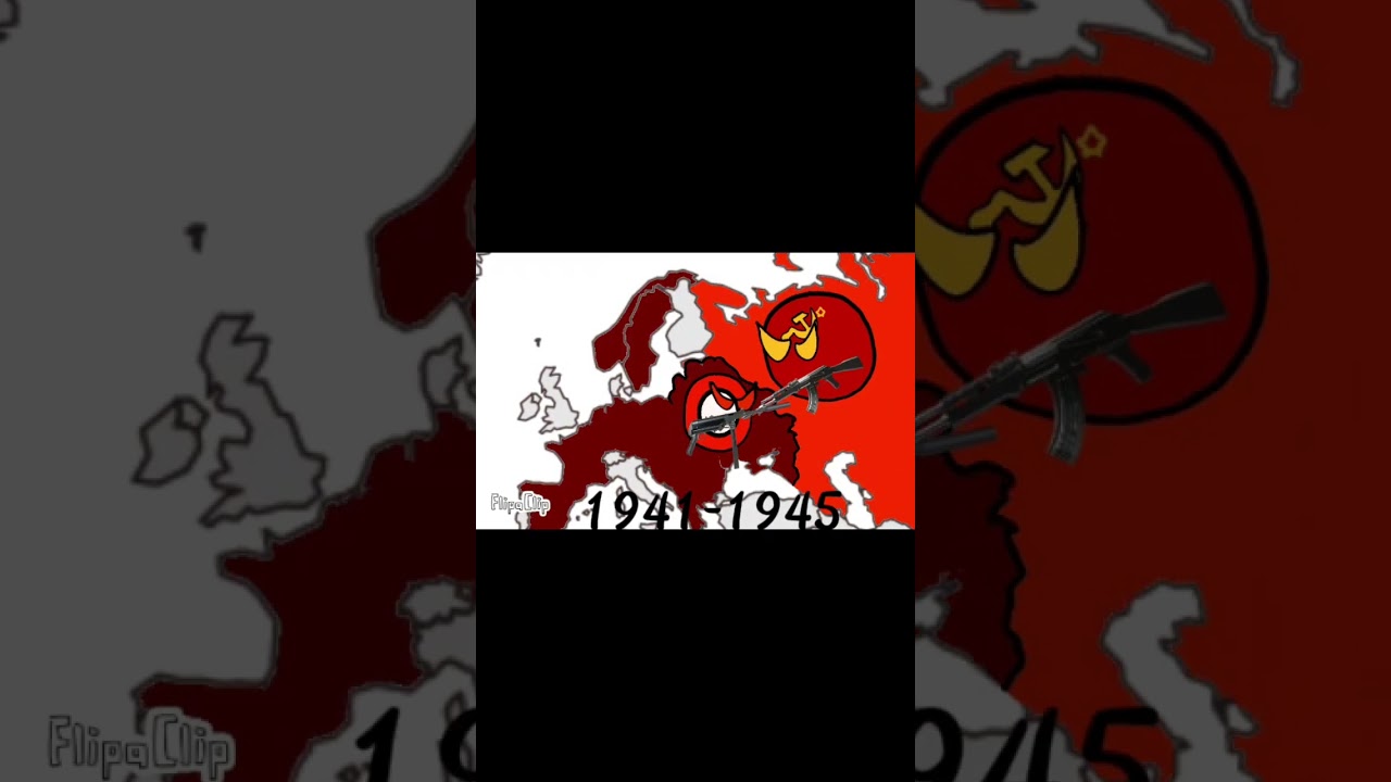 Russia and Germany in 2025 vs 1941-1945 | Countryballs animations #countryballs #memes #animations