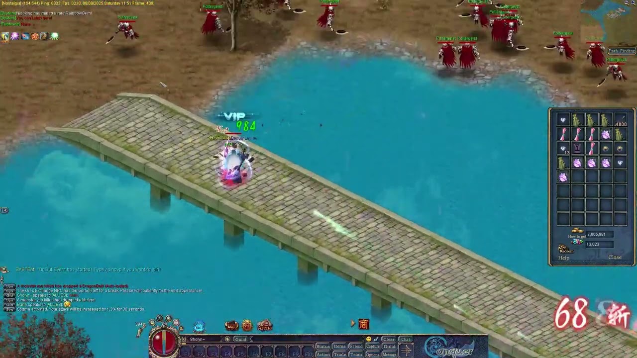Old School Conquer Online - Twin City Archer Farming 2025