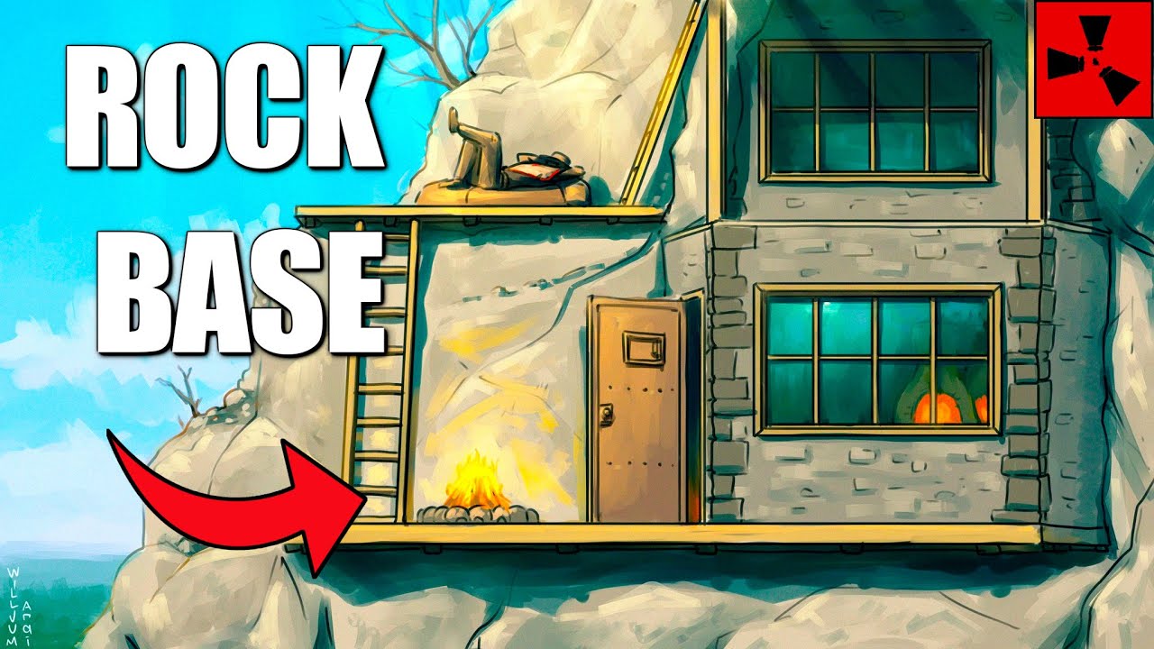 Я построил уютную скальную базу в Расте