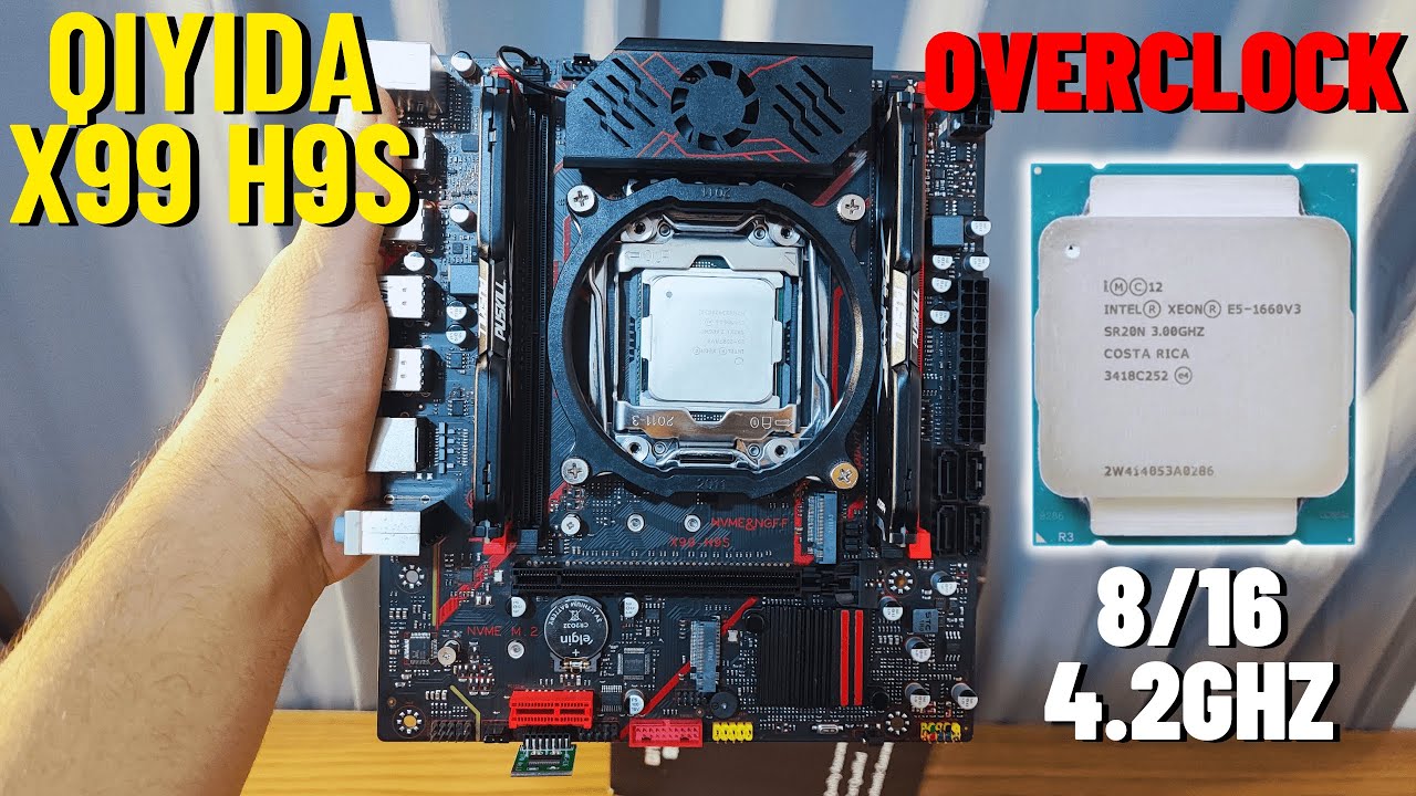 DESTRAVANDO OVERCLOCK NA X99? TESTANDO NA QIYIDA X99 H9S + XEON 1660V3...