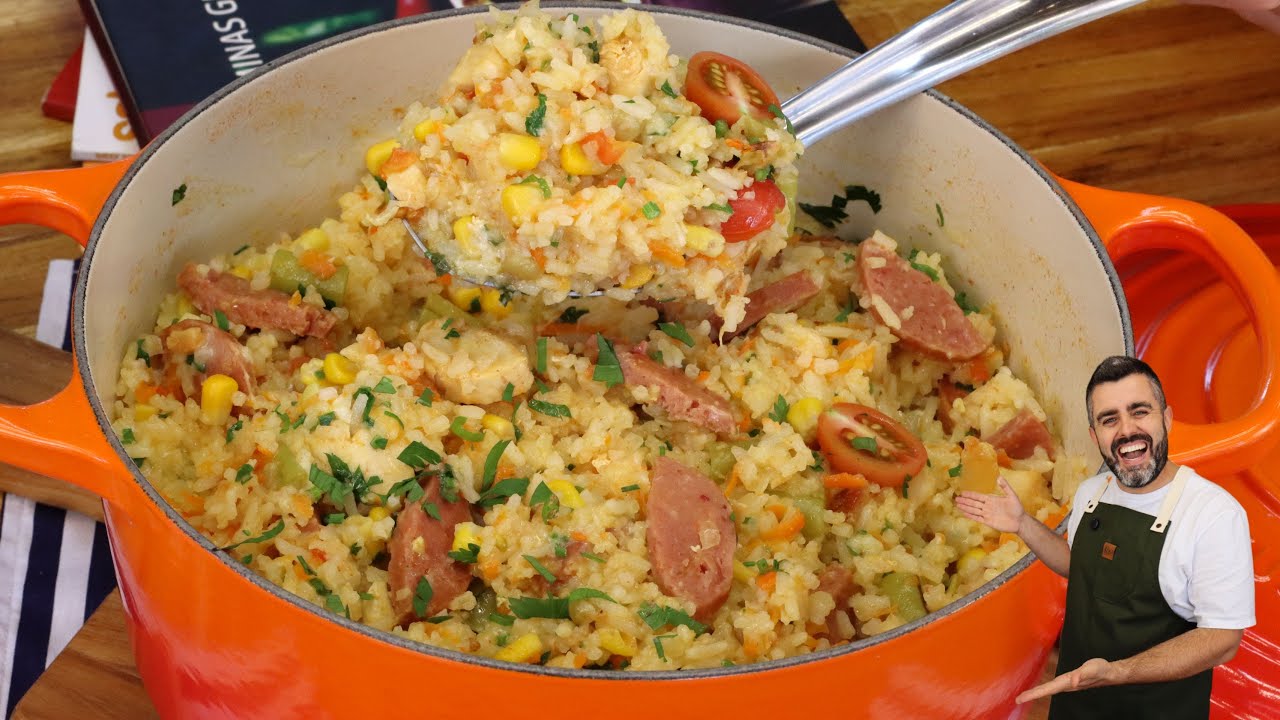 ALMO&Ccedil;O DE UMA PANELA S&Oacute; - R&Aacute;PIDO - F&Aacute;CIL - ECON&Ocirc;MICO - DELICIOSO - SIMPLES - Receitas de Pai