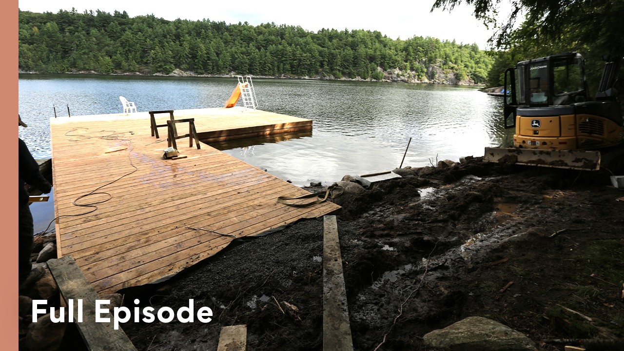 A Safe And Family Fun Deck, WITH A SLIDE! | Ep2 | Lake Docks And Decks S1