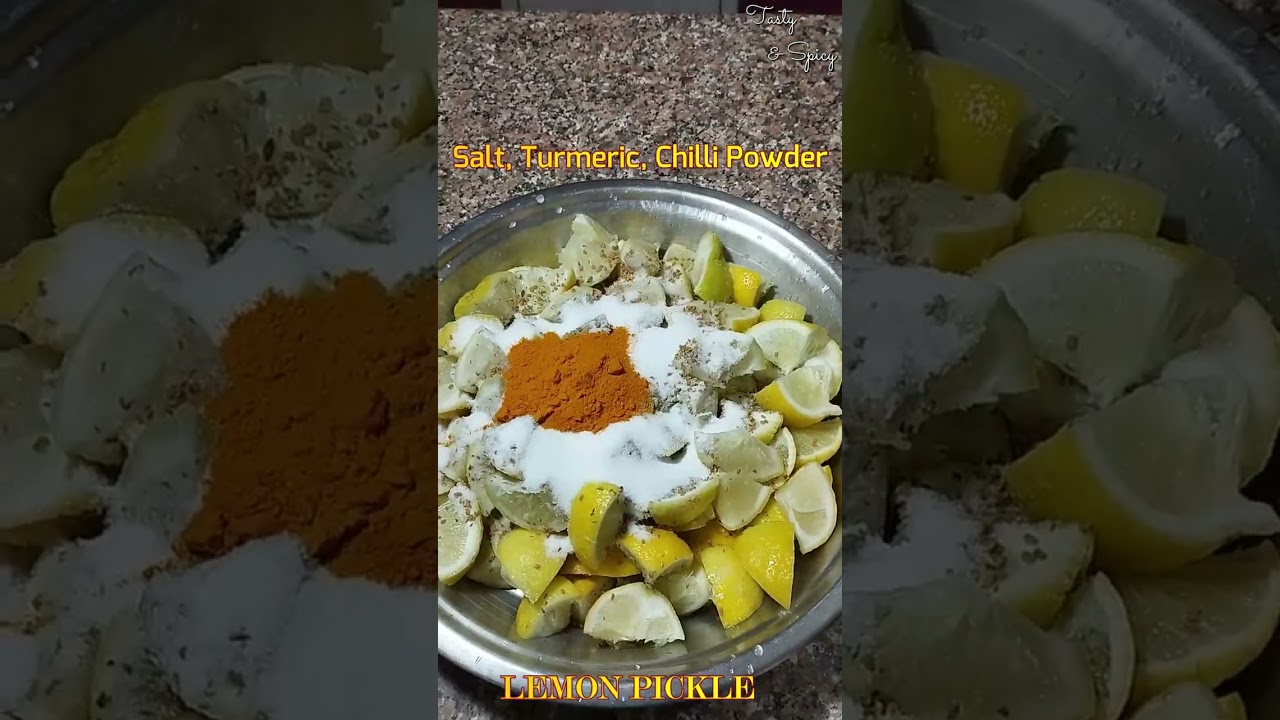 Homemade Lemon Pickle Recipe | How to Make Tangy and Flavorful Lemon Pickle