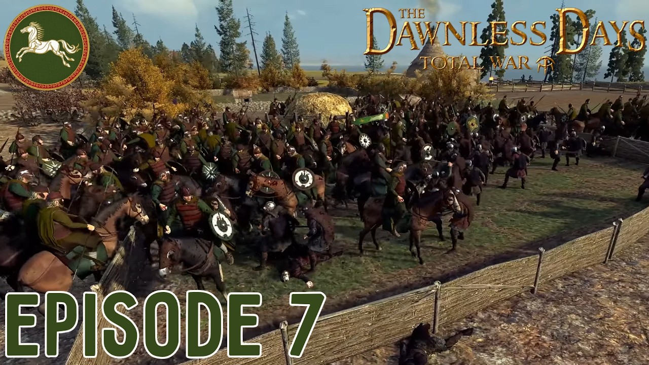 The End Of The Dunlendings! Ep 7 Rohan Campaign The Dawnless Days Total War (Very Hard)