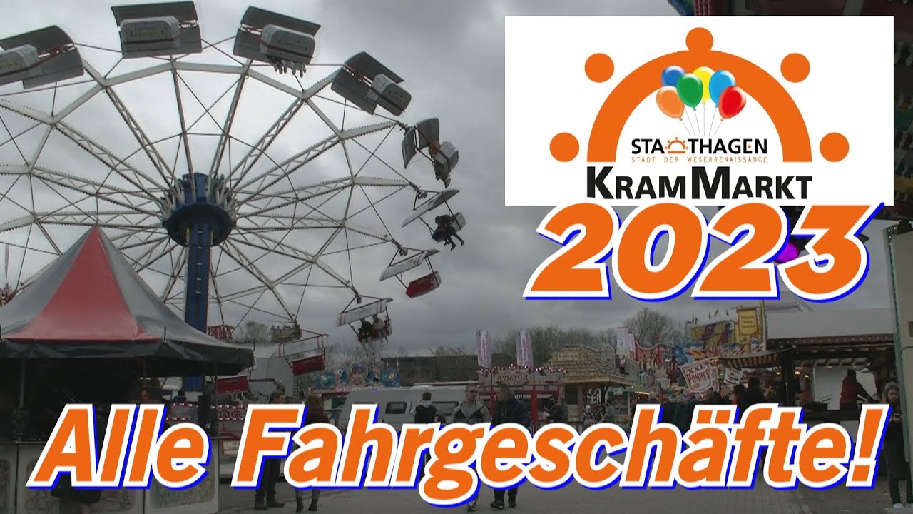 Stadthagen Krammarkt 2023 | Alle Fahrgeschäfte!