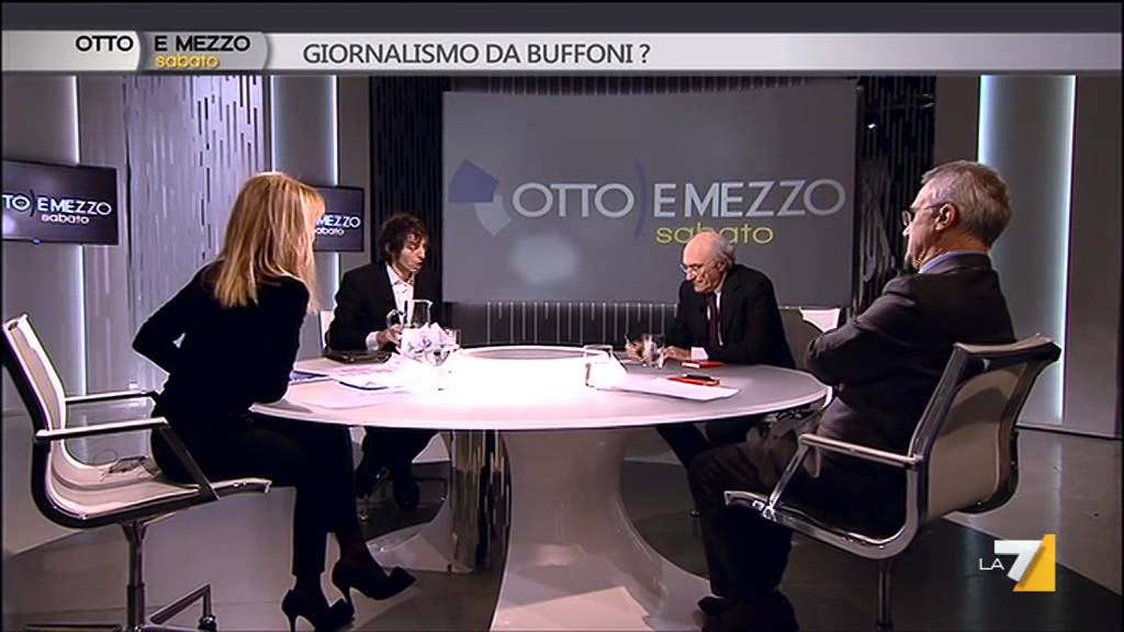 OTTO E MEZZO - GIORNALISMO DA BUFFONI? (Puntata 01/03/2014)