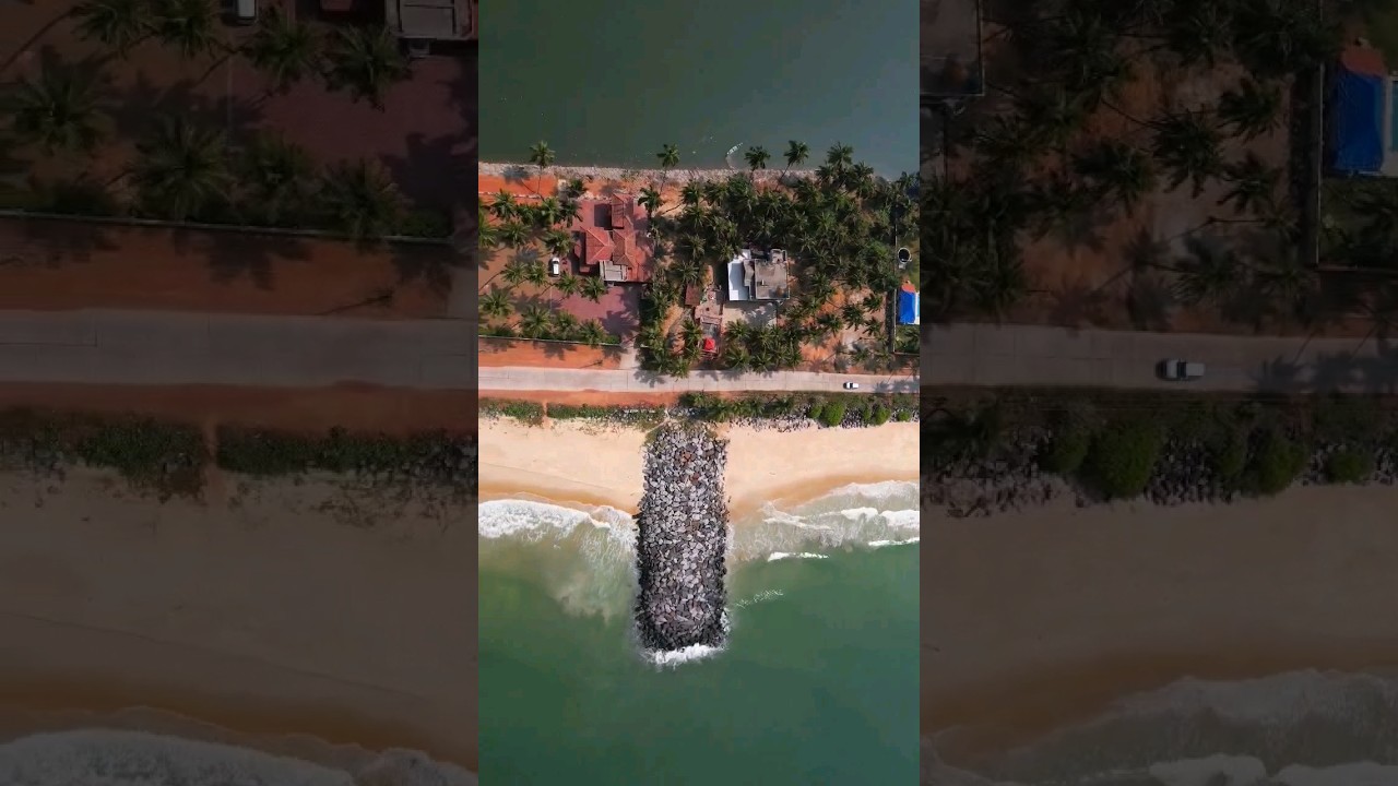 drone footages of udupi malpe beach #shorts