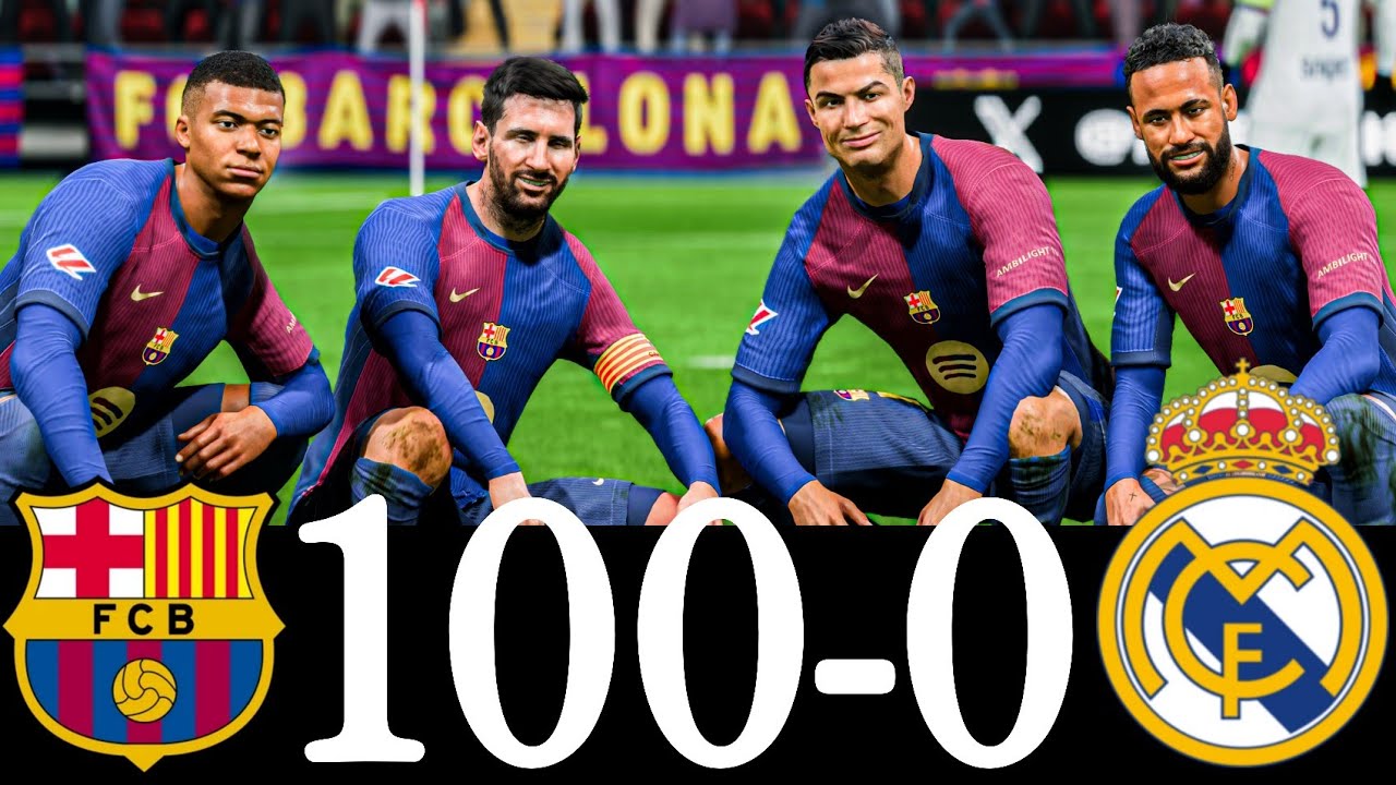 FIFA 26 - RONALDO MESSI MBAPPE & YAMAL | AL STARS | BARCELONA VS REAL MADRID