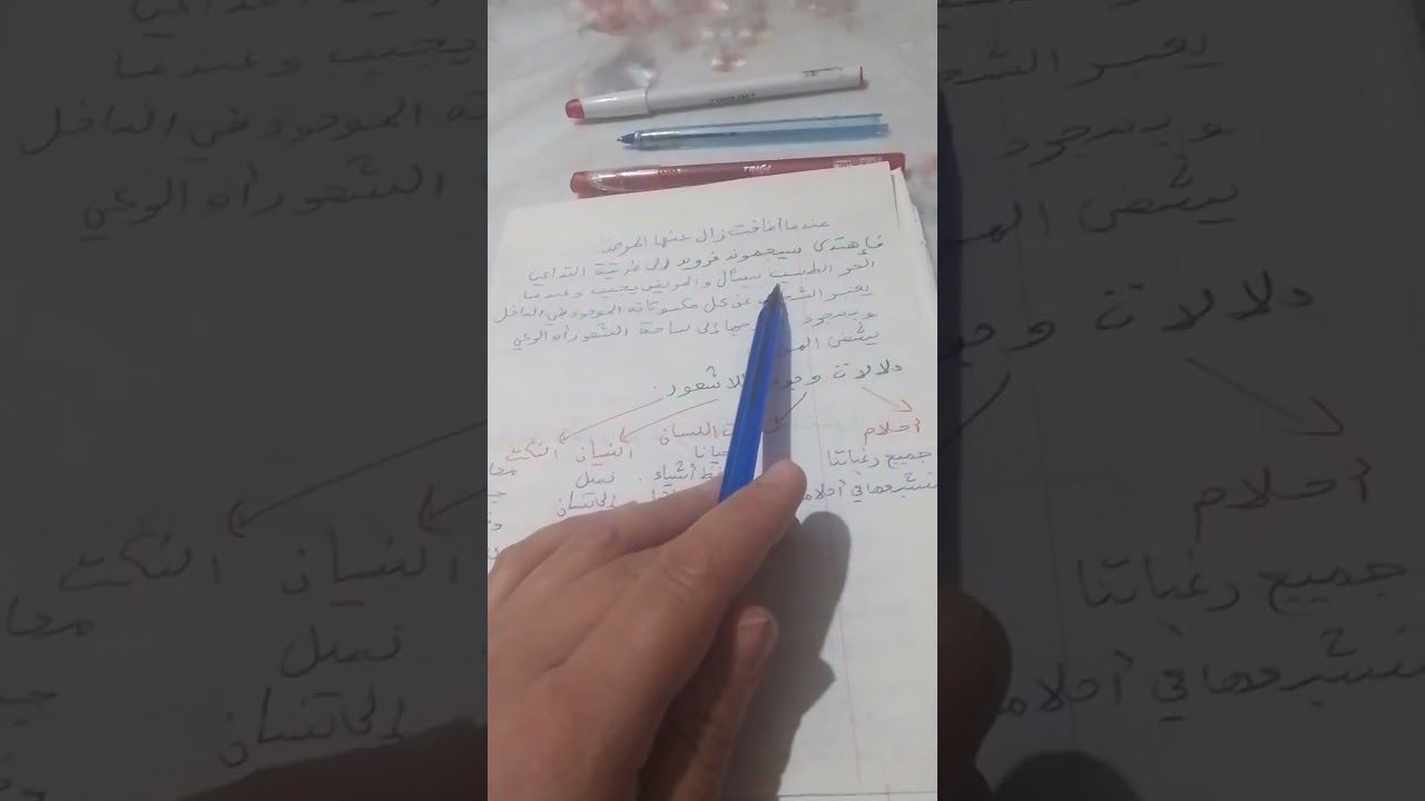 درس اللاشعور لتلاميذ سنة ثالثة ثانوي شعبة اداب وفلسفة 