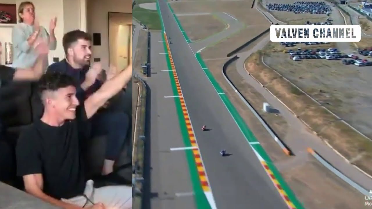 Marquez family reaction watching Alex Marquez win MotoGP