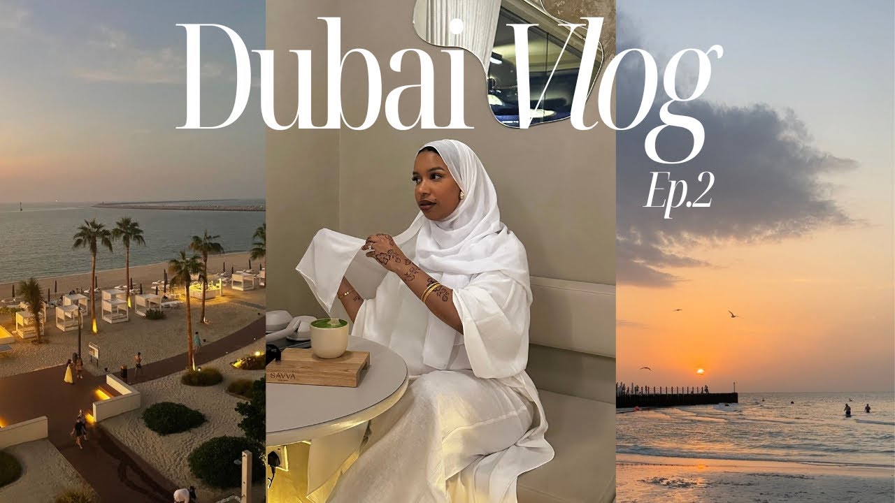 RAMADAN IN DUBAI ♡ Ep.2 | solo beach days, ramadan reflections, aesthetic caf&eacute;&rsquo;s | The Dubai Diaries