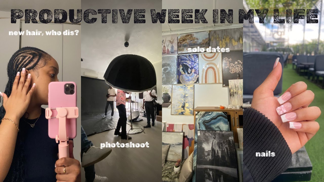 PRODUCTIVE WEEK IN MY LIFE: maintenance days, work, photoshoot, solo dates…