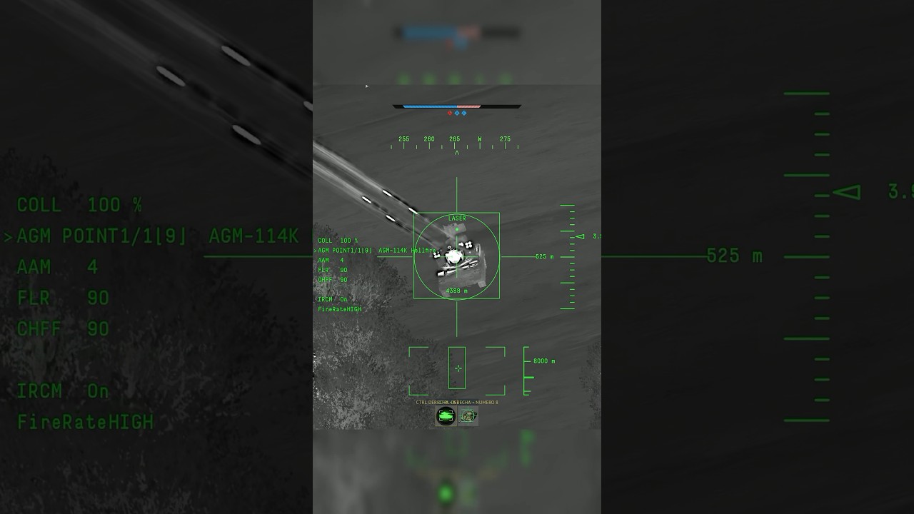 AH-64D Longbow vs 2S6 &laquo;Tunguska&raquo; ||  #shorts #warthundermoments #helicopter #gaijin #warthunder