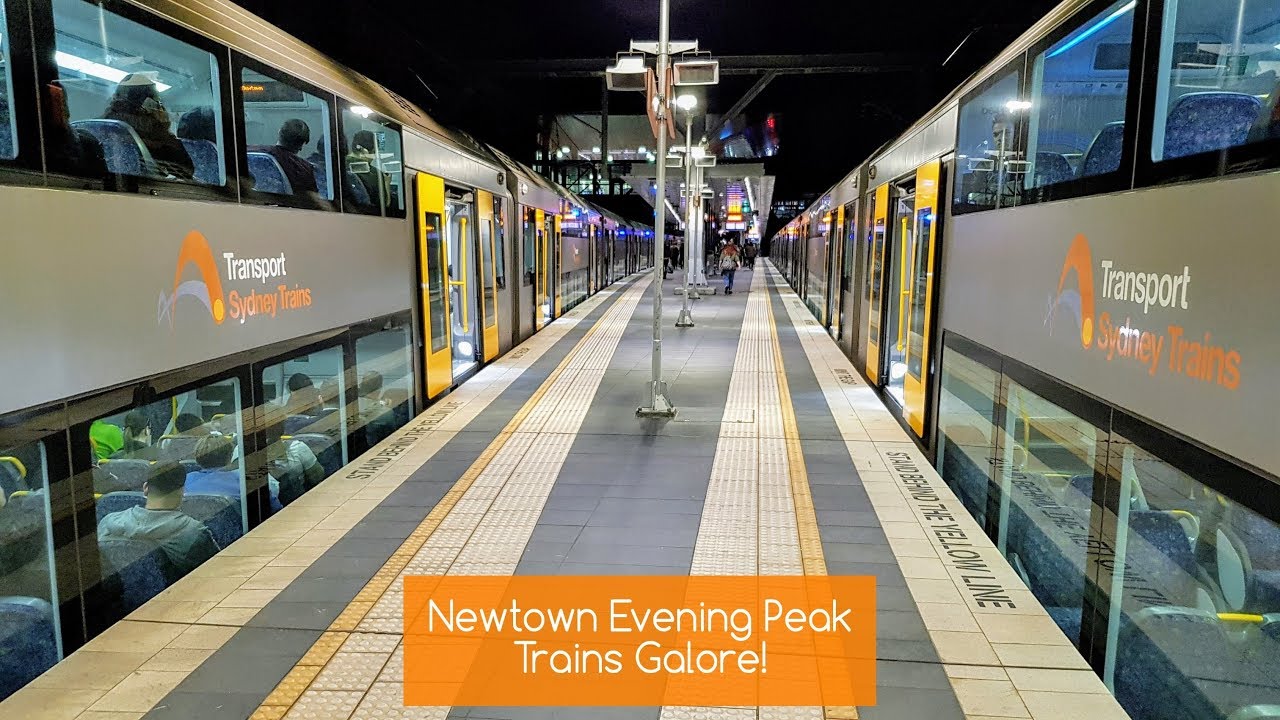 Sydney Trains Vlog 1607: Newtown Evening Peak Trains Galore