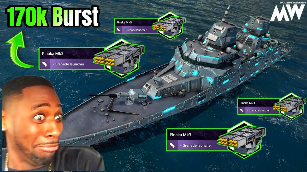 Rank Store Most Deadliest F2P Grenade Launcher 🔥 But Hard To Play - Modern Warships 
