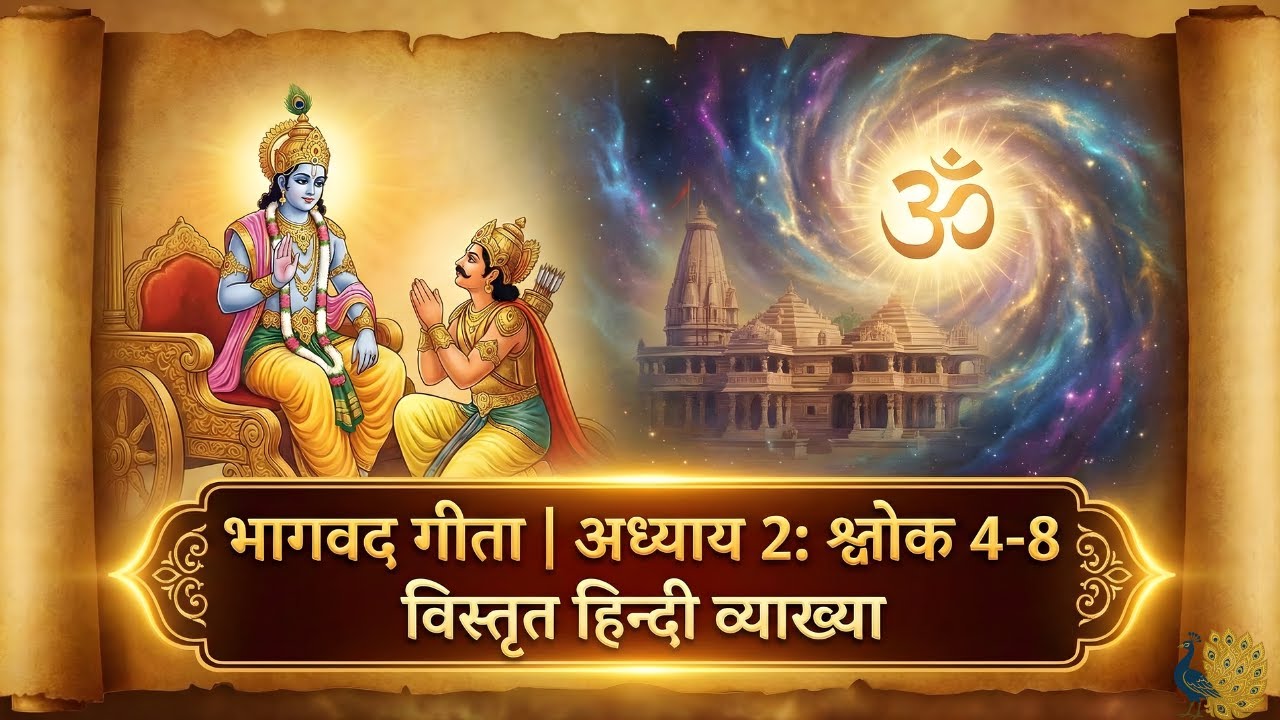 EP 14: भगवद गीता अध्याय 2 | Verse 4 to 8 Explained | Sankhya Yog (Complete Meaning) 📿