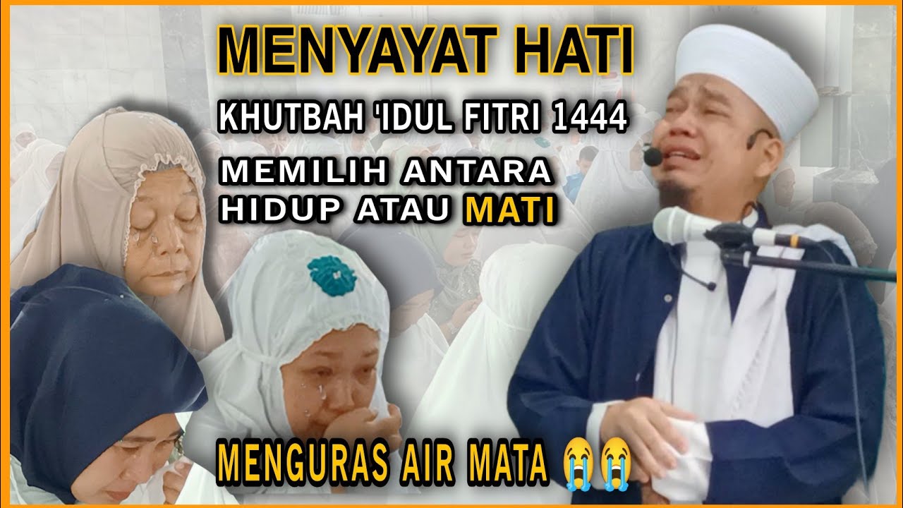 VIRAL‼️Jemaah Masjid Naumbai Tak Henti Menangis🔴 Ustadz Bombom Maluluong Khutbah Idul Fitri 1444