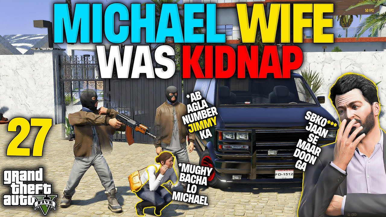 Michael's Wife was kidnapped 😱 | gta 5 Gameplay