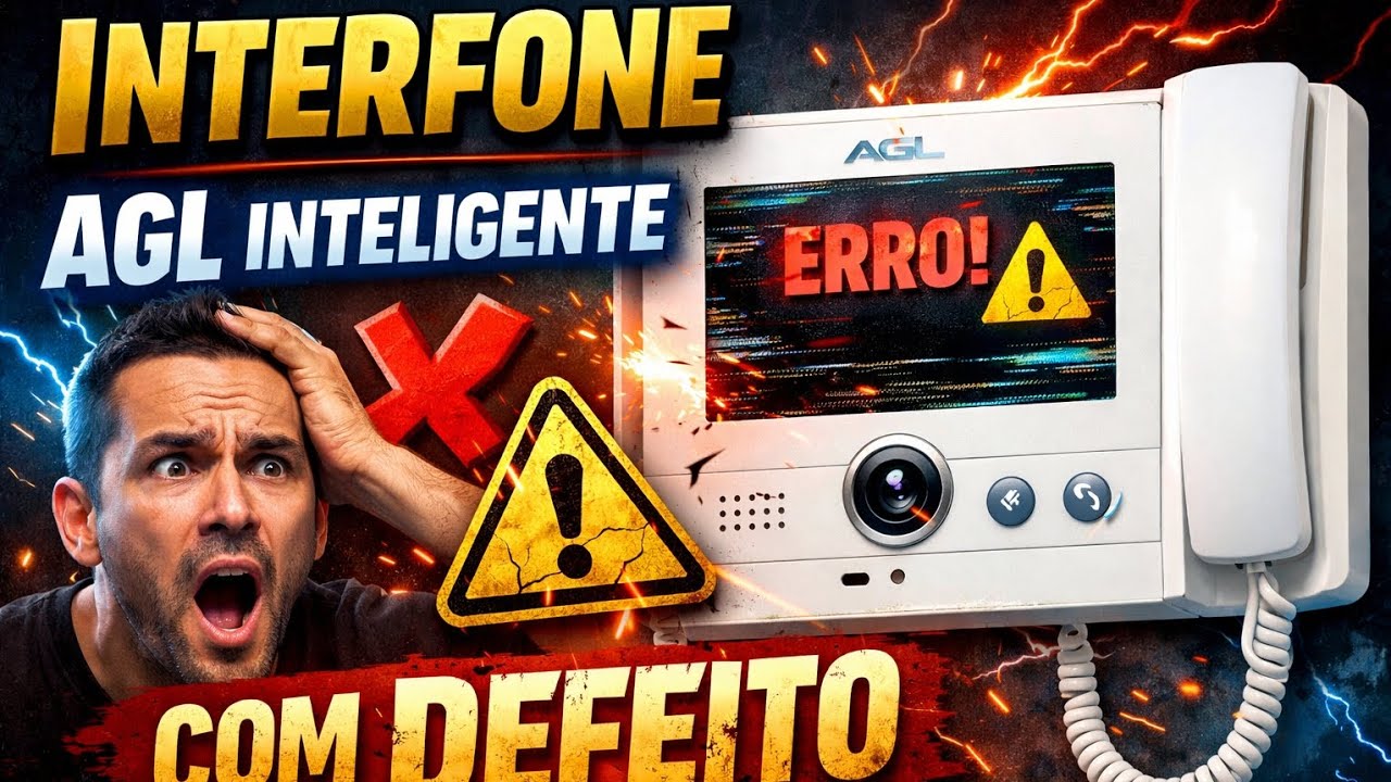 INTERFONE AGL INTELIGENTE COM DEFEITO E VEJA POSSIVEL SOLUÇÃO 