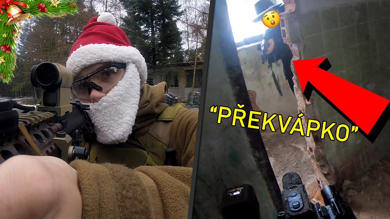 V&Aacute;NOČN&Iacute; NADĚLOV&Aacute;N&Iacute; KILLŮ 2! 🎁 SANTA JE ZPĚT!🎅🏼 | Airsoft CZ (Mk 18 MOD1)