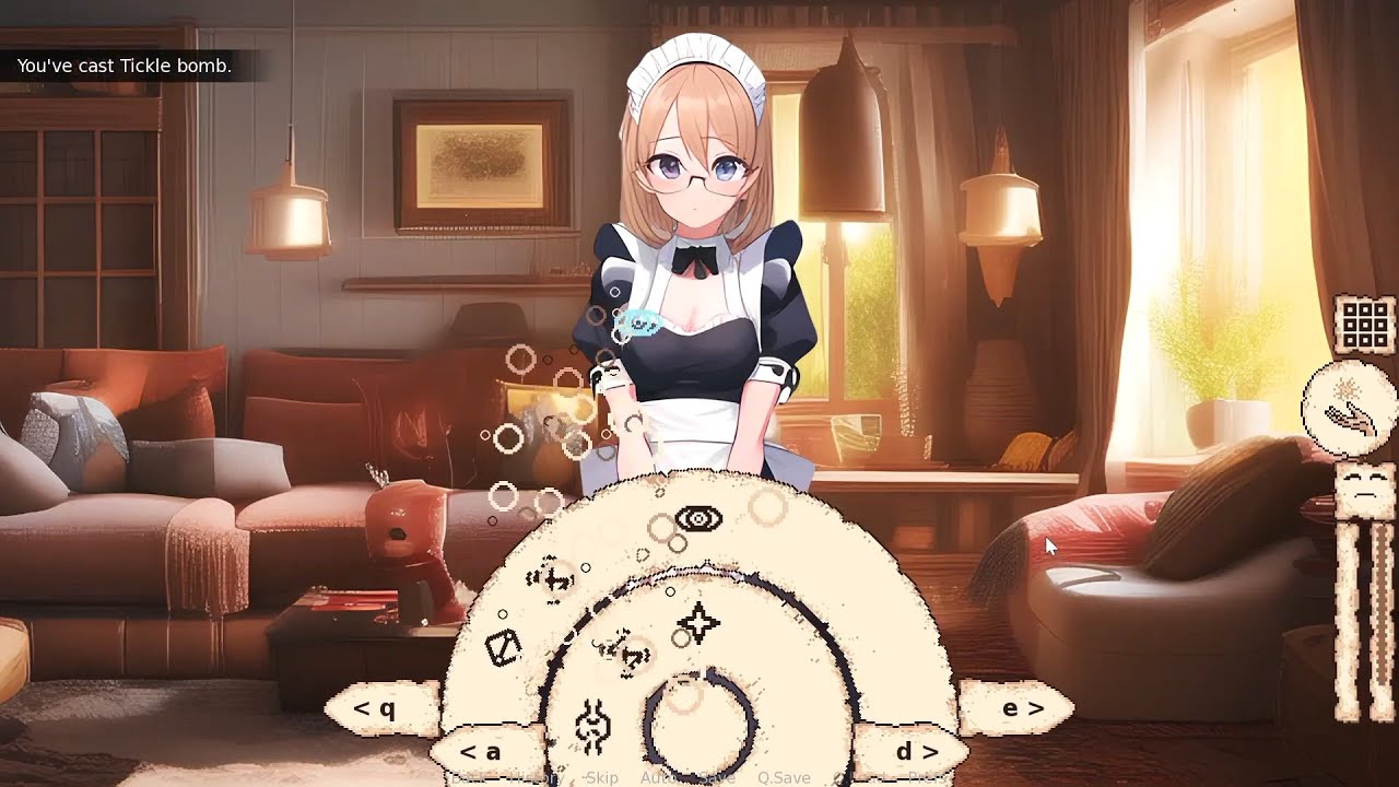 Circle cast minigame for renpy