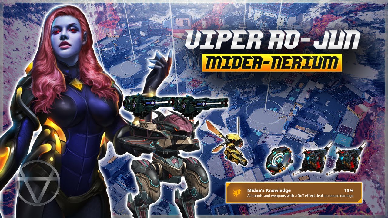 [WR] 🔥 Midea Nerium (Corrosion PILOT) On Viper Ao Jun & Wasp Drone &ndash; Gameplay | War Robots