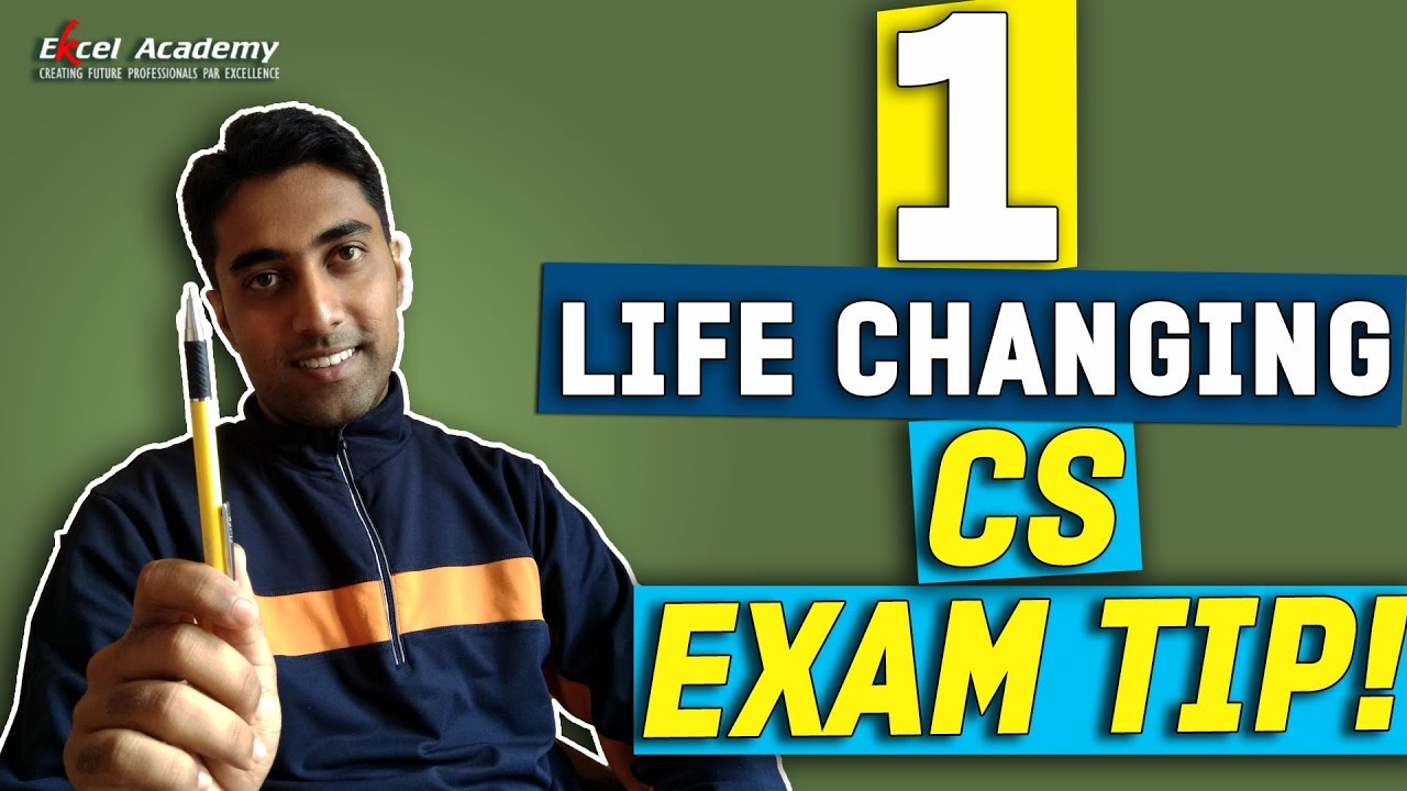Company Secretary Course : 1 Life Changing CS Exam Tip